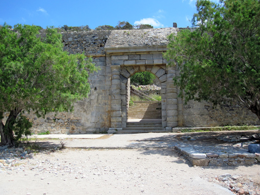 Spinalonga auf Kreta, auf der Insel Panagia Kera auf Kreta